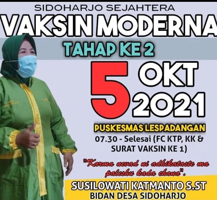 Vaksinasi Tahap 2 Vaksinasi Tahap 2