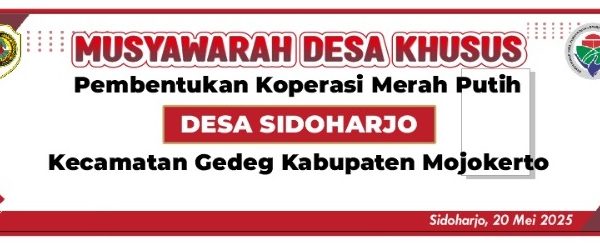 PEMERINTAH DESA SIDOHARJO MEMBENTUK KOPERASI MERAH PUTIH MELALUI MUSDESUS